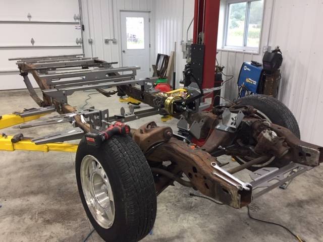 Attached picture 51 Dodge S10 frame kit installed 2.jpg